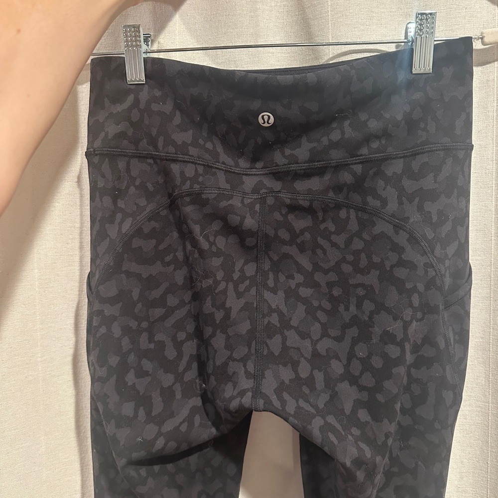 Lululemon Black Patterned Leggings